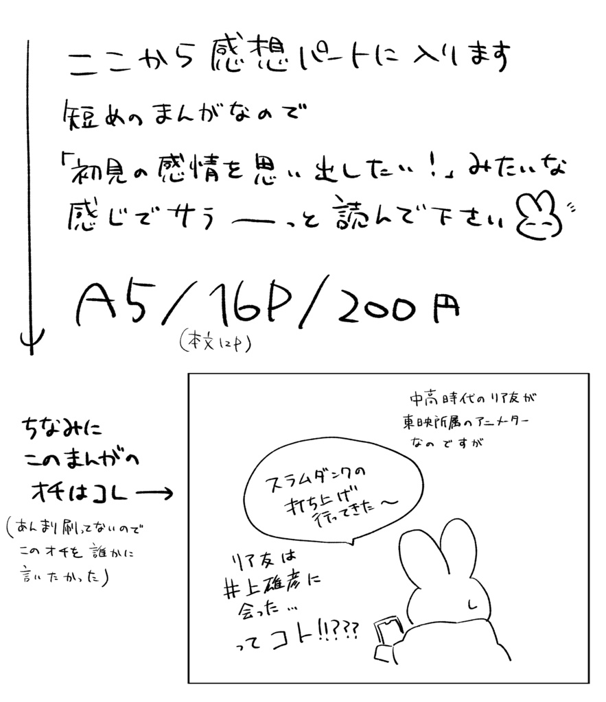 映画初見感想本 【THE FIRST SLAMDUNK】