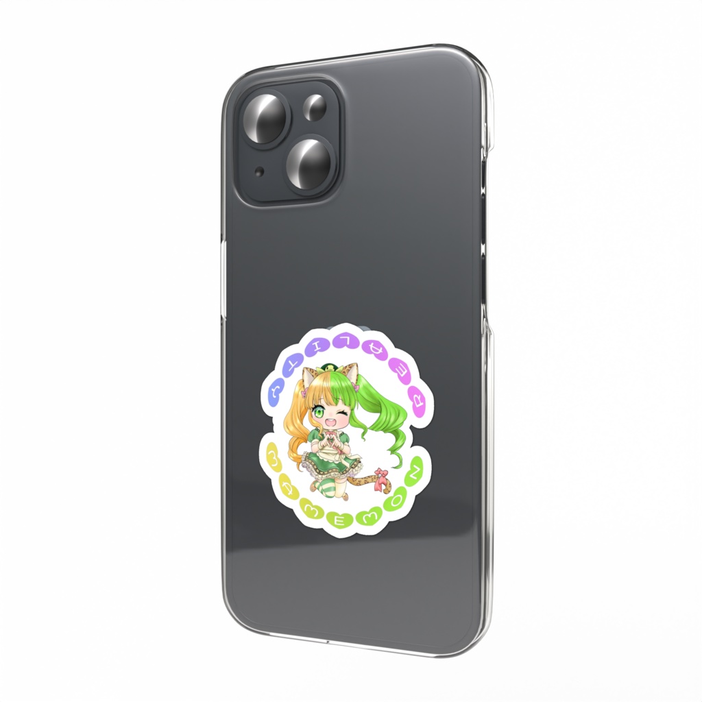 【まめもん】4周年記念スマホステッカー