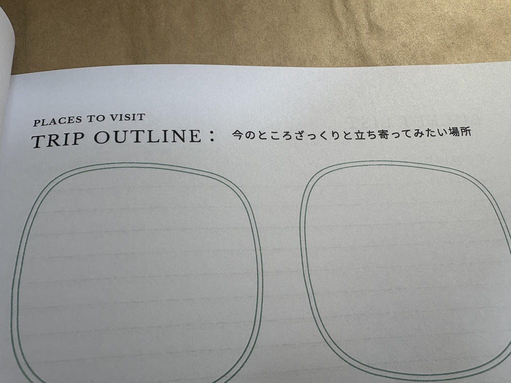 一人旅に連れて行くノート|Solo Travel Journal by TABIGUSE