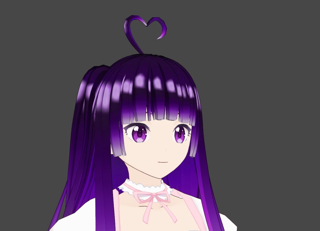 [Free] {Vroid} Purple Hair Texture