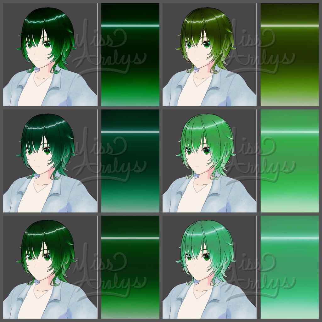 {VRoid} Ombre Hair Series