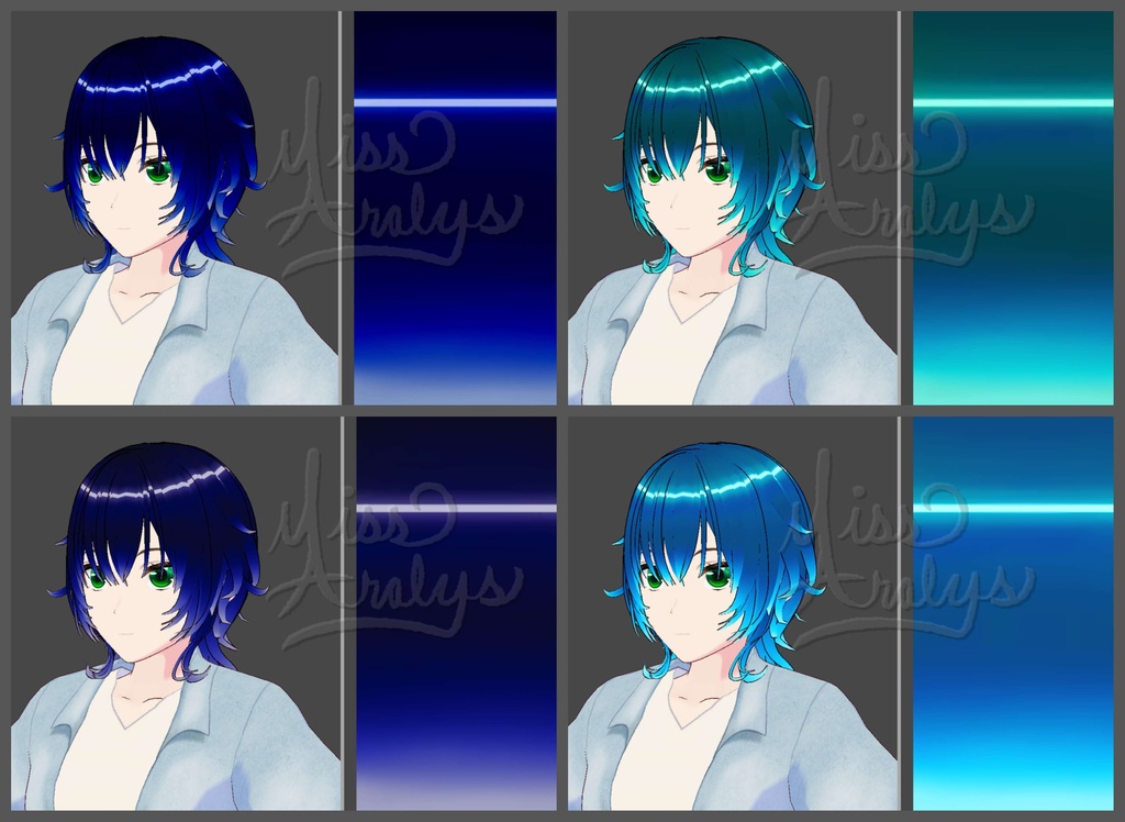 {VRoid} Ombre Hair Series