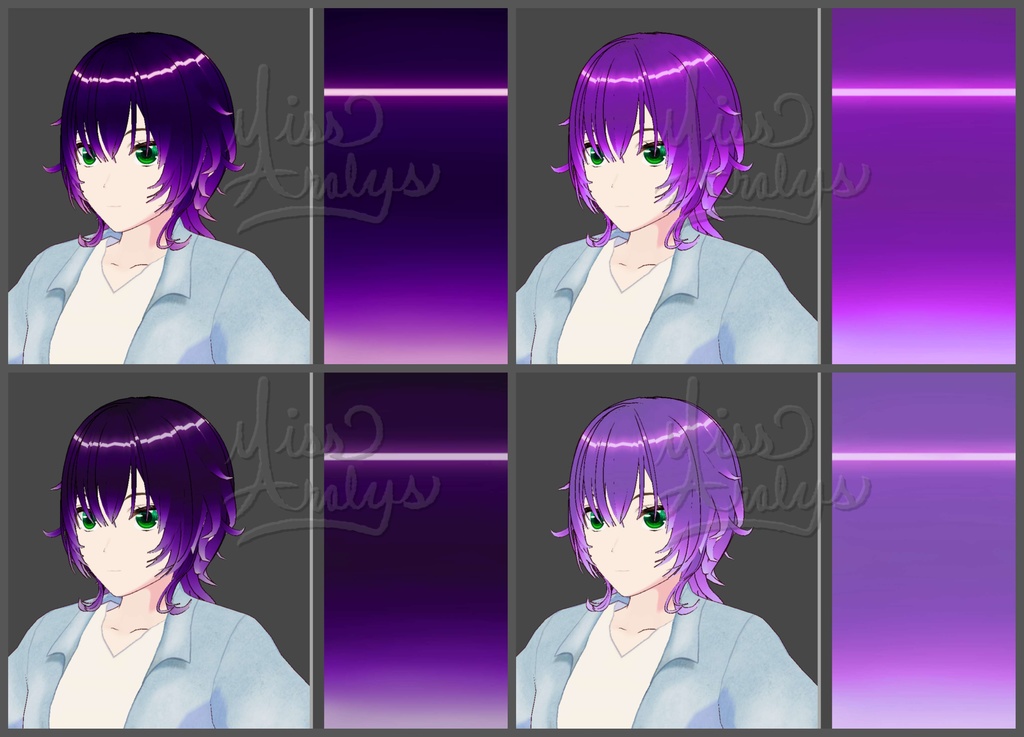 {VRoid} Ombre Hair Series