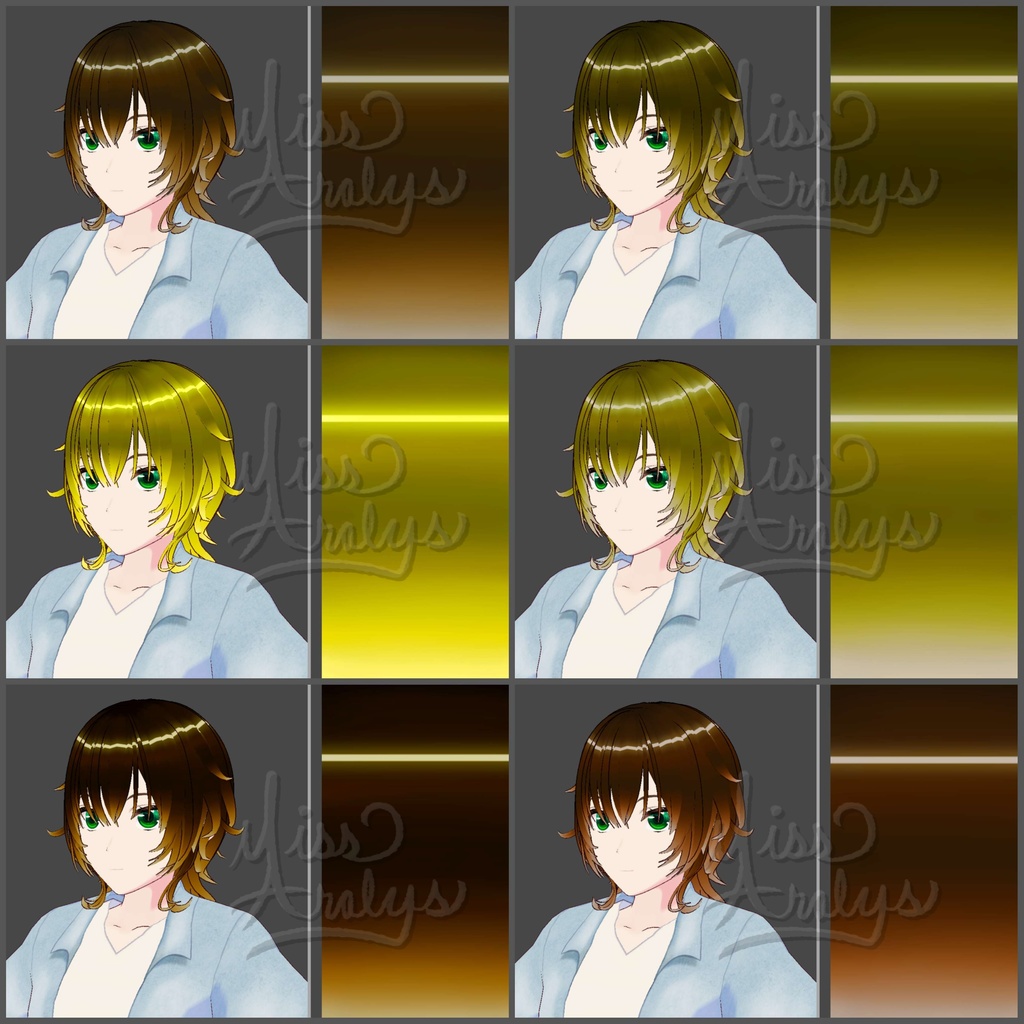 {VRoid} Ombre Hair Series