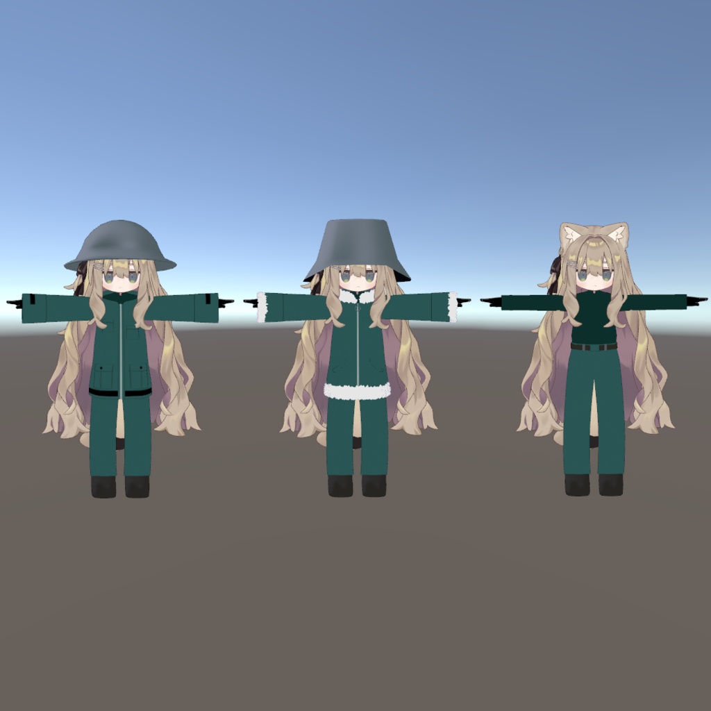 Wandervogel - ワンダーフォーゲル 【VRC 向け衣装 / キプフェル・まめひなた対応 / MA セットアップ済】