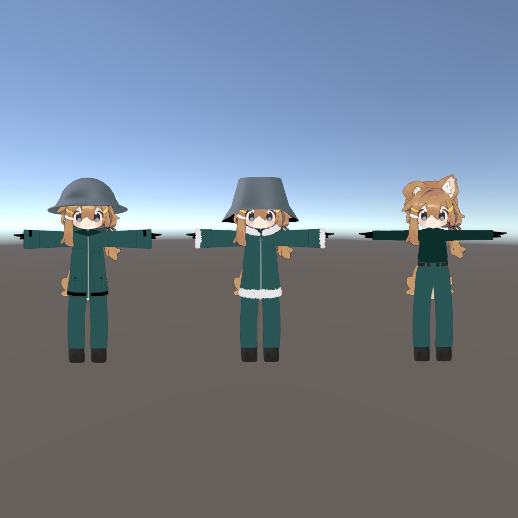 Wandervogel - ワンダーフォーゲル 【VRC 向け衣装 / キプフェル・まめひなた対応 / MA セットアップ済】