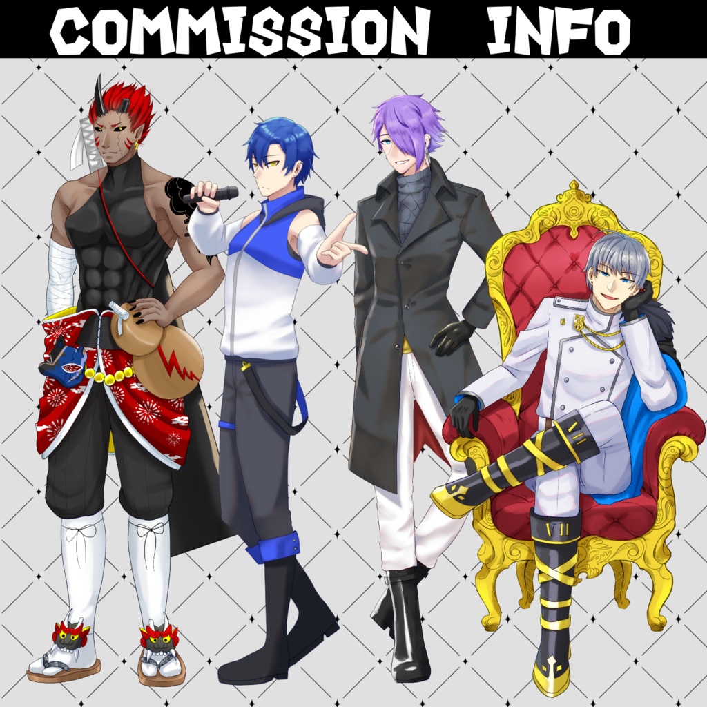 立ち絵イラスト有償依頼・コミッション