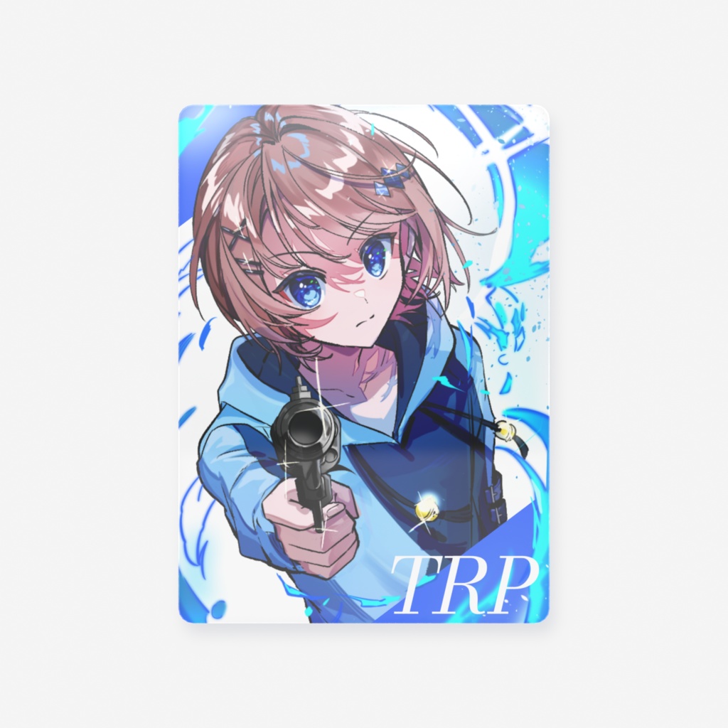 トレカ風クリアカード【とりッぴー #02】