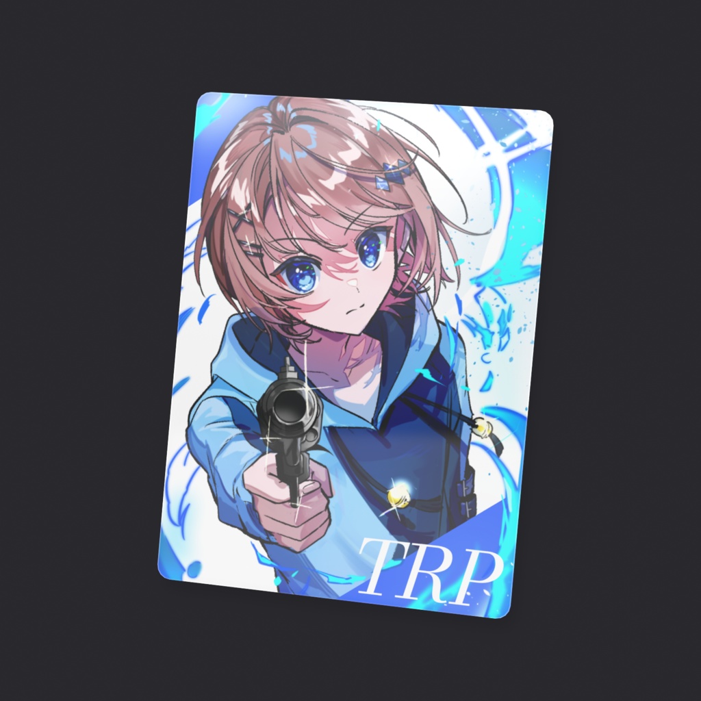 トレカ風クリアカード【とりッぴー #02】