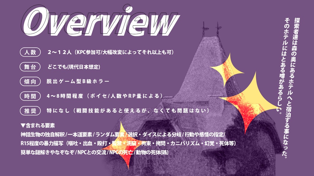 【COC6版】ホテルコッキリの噂【SPLL:E189440】