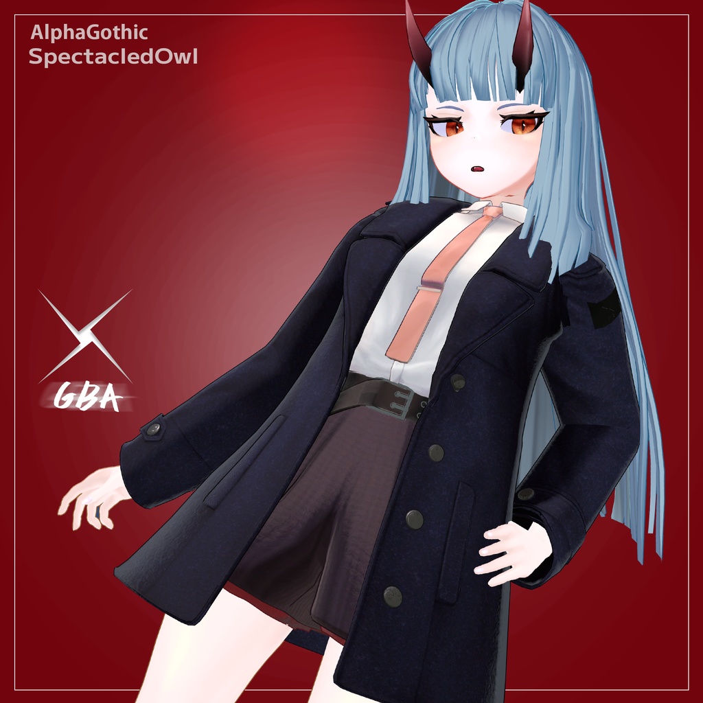 AlphaGothic【眼鏡梟】TRESHA//YUGI&MIYO//TETRA