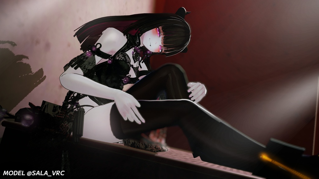 【3DModel】AnimaAbstractaCobalta【VRChat avatar】