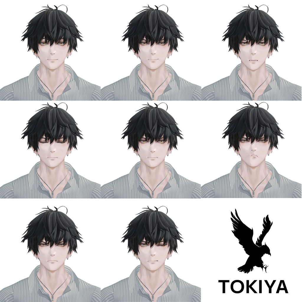 【3DModel】令治トキヤ【VRChat avatar】