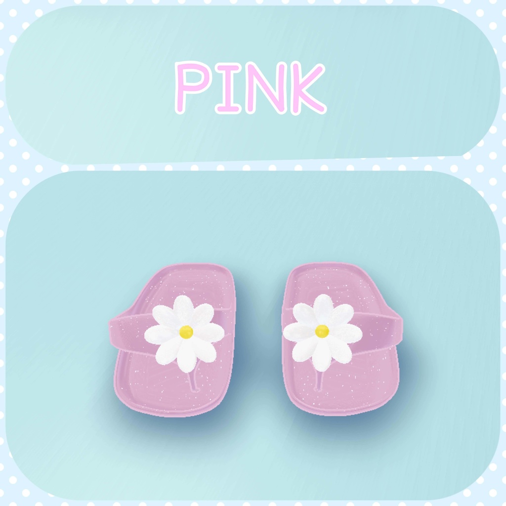 【VRC向け】Flower sandal フラワーサンダル 【まめひなた-mamehinata-】【沙猫-さねこ-】