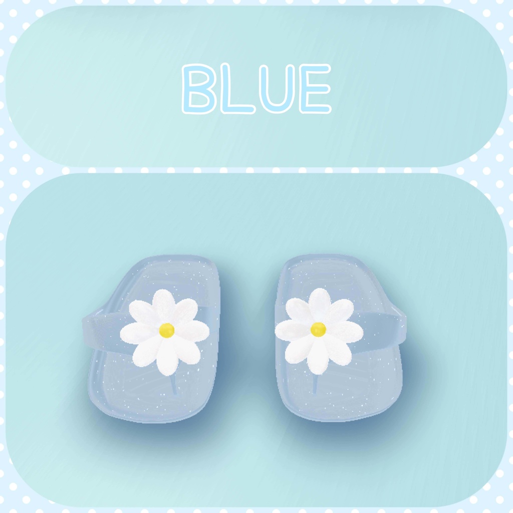 【VRC向け】Flower sandal フラワーサンダル 【まめひなた-mamehinata-】【沙猫-さねこ-】