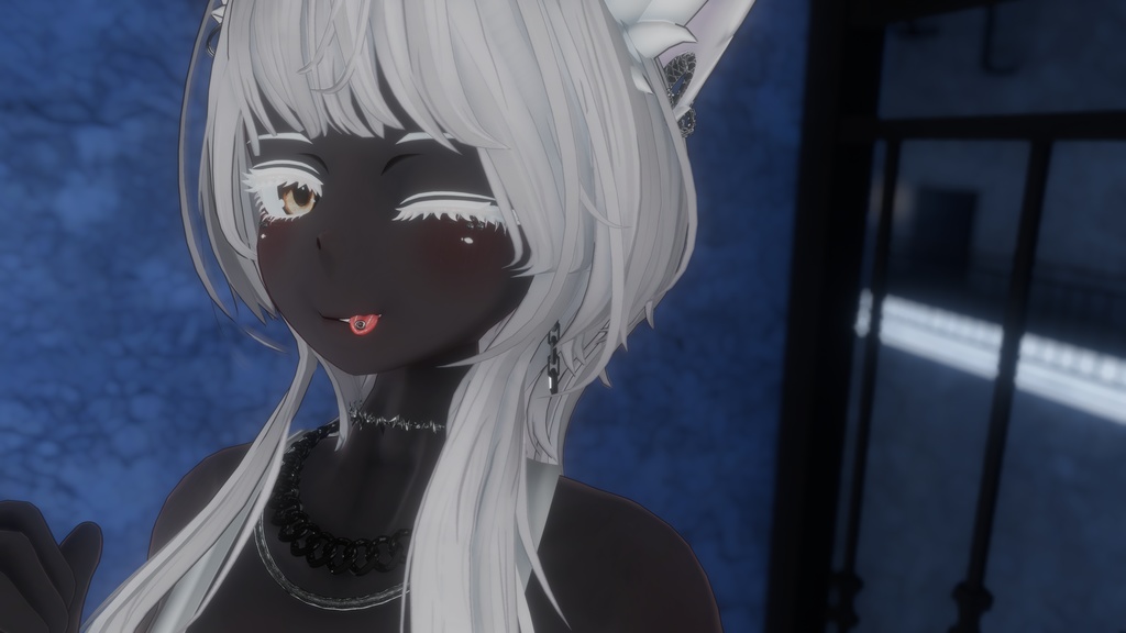 COOL accessory SET(サンダル・ピアス・チョーカー・ネックレス・指輪4種)【水瀬】【森羅】【仙猫】【豺狼】【まめひなた】(VRChat想定)