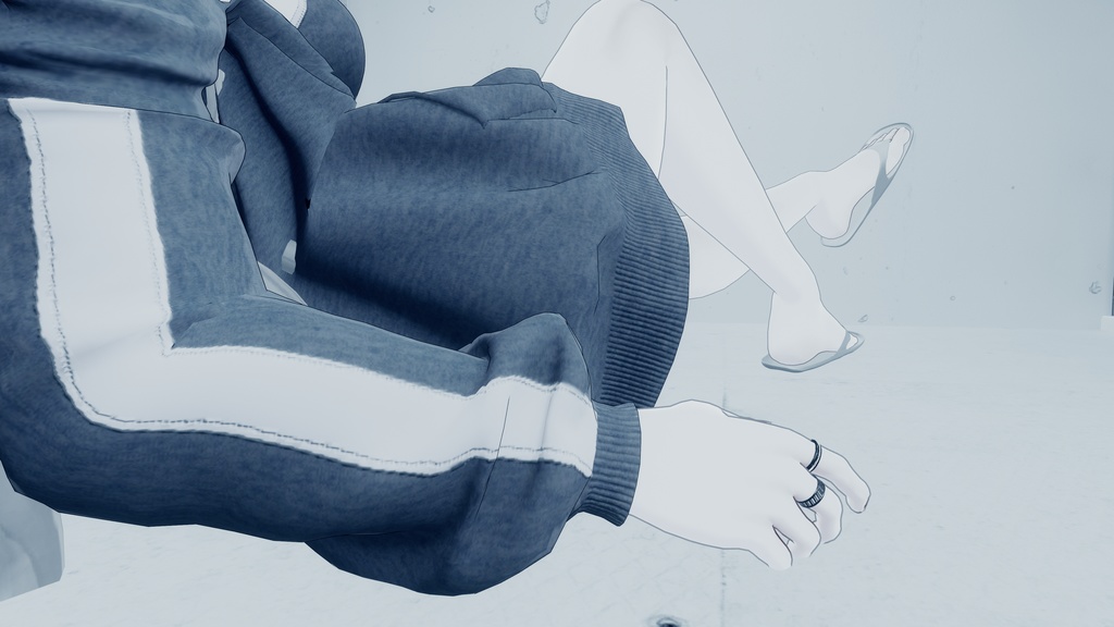 COOL accessory SET(サンダル・ピアス・チョーカー・ネックレス・指輪4種)【水瀬】【森羅】【仙猫】【豺狼】【まめひなた】(VRChat想定)