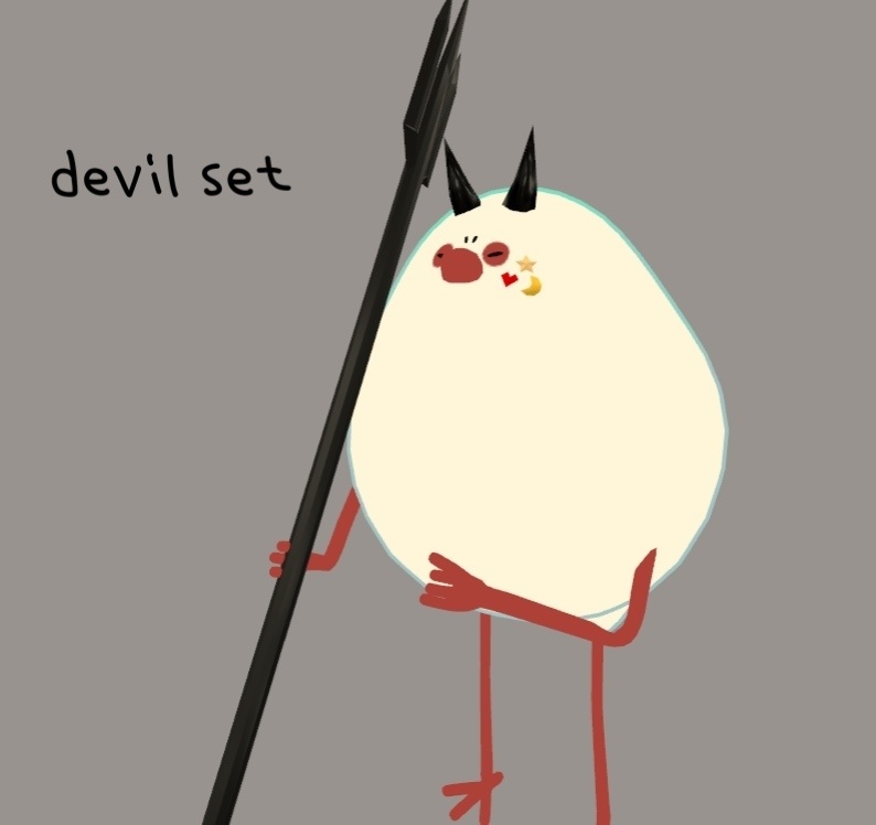 【Bird/鳥 対応】 ハロウィンセット/Halloween set