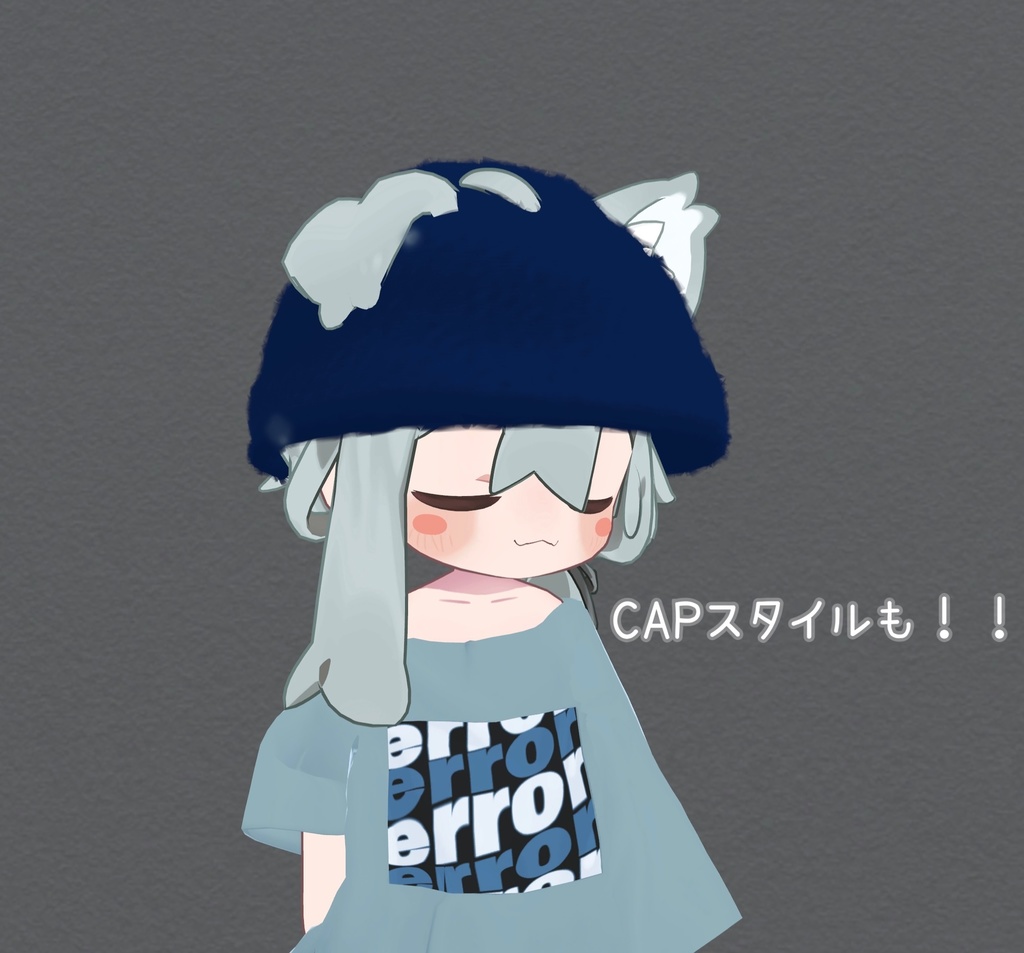 【まめひなた mamehinata】 【キプフェル Kipfel 】ファーバケットハット(22色)VRChat想定