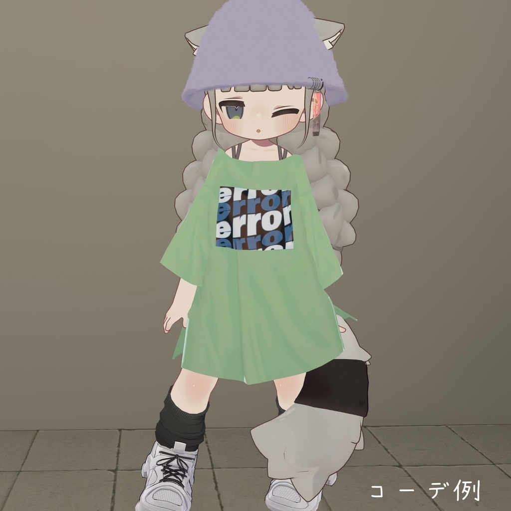 【まめひなた mamehinata】 【キプフェル Kipfel 】ファーバケットハット(22色)VRChat想定