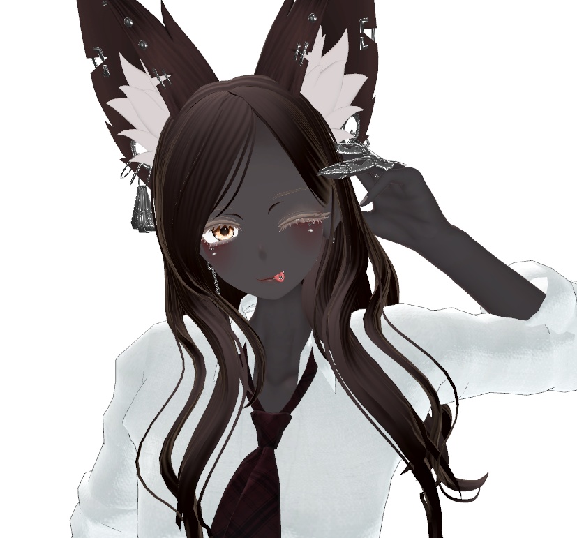 【豺狼用】メイク/makeup texture(おまけ白肌向けeyeshadow付き!)VRChat想定