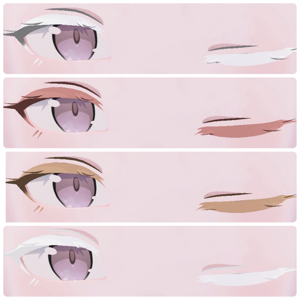 Unityだけで完結!【Lapwing専用】メイク/makeup texture (VRChat想定)