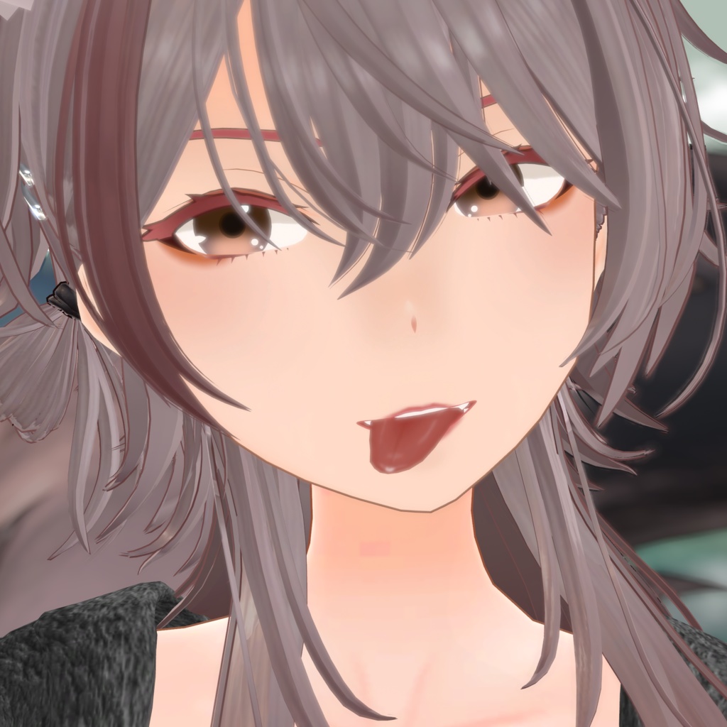 Unityだけで完結!【玄狐専用】メイク/makeup texture (VRChat想定)