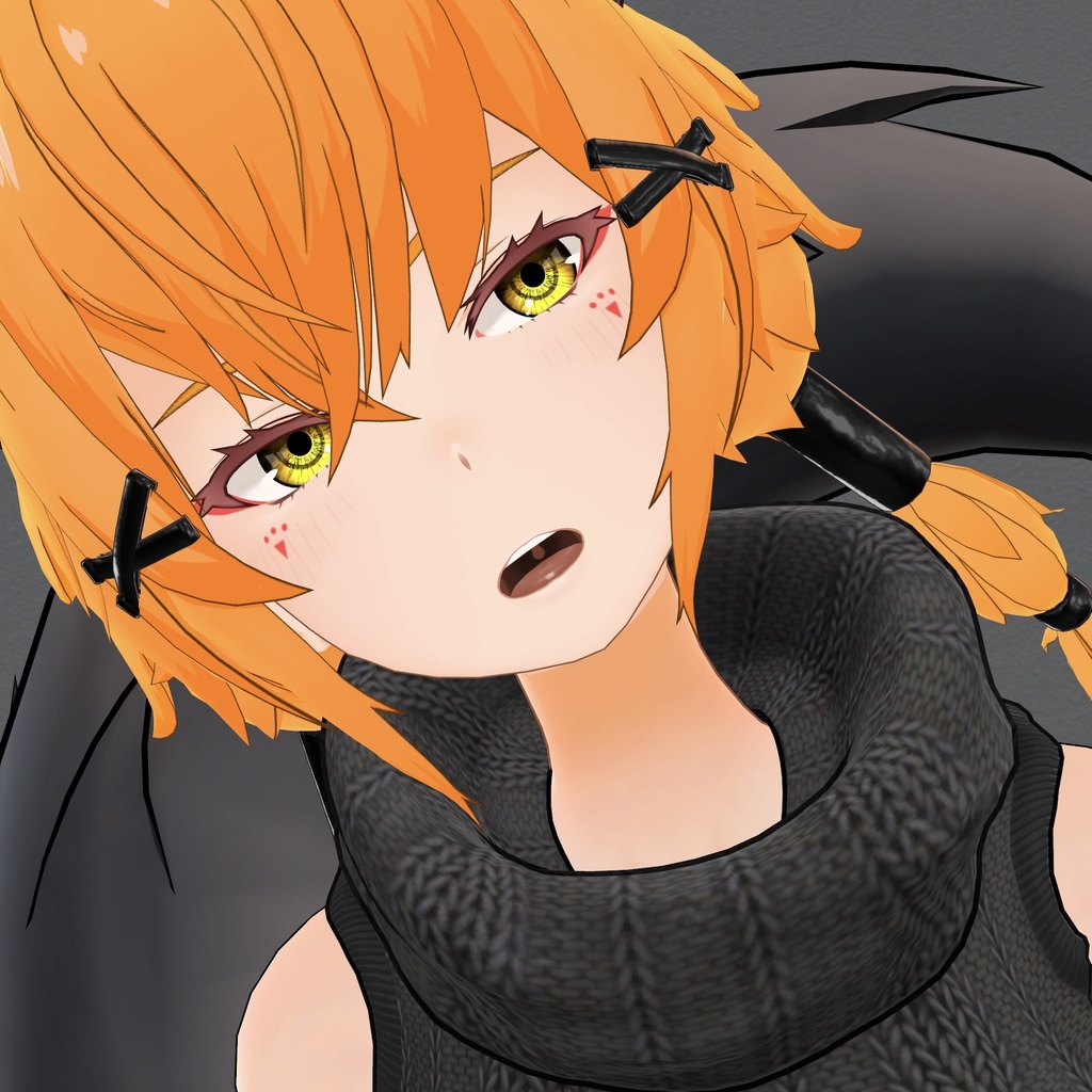 Unityだけで完結!【仙猫、豺狼、玄狐】3アバターフルパック!口内texture カラバリ10色以上(VRChat想定)!!