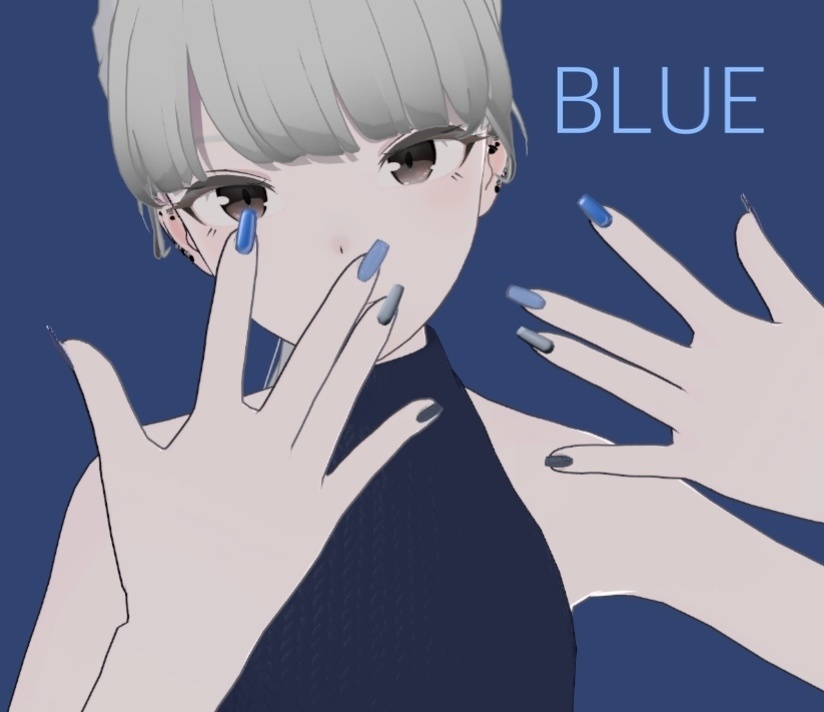 簡単導入!【Lapwing専用】hand・footネイルセット (VRChat想定)