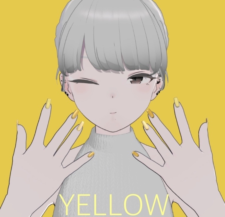 簡単導入!【Lapwing専用】hand・footネイルセット (VRChat想定)