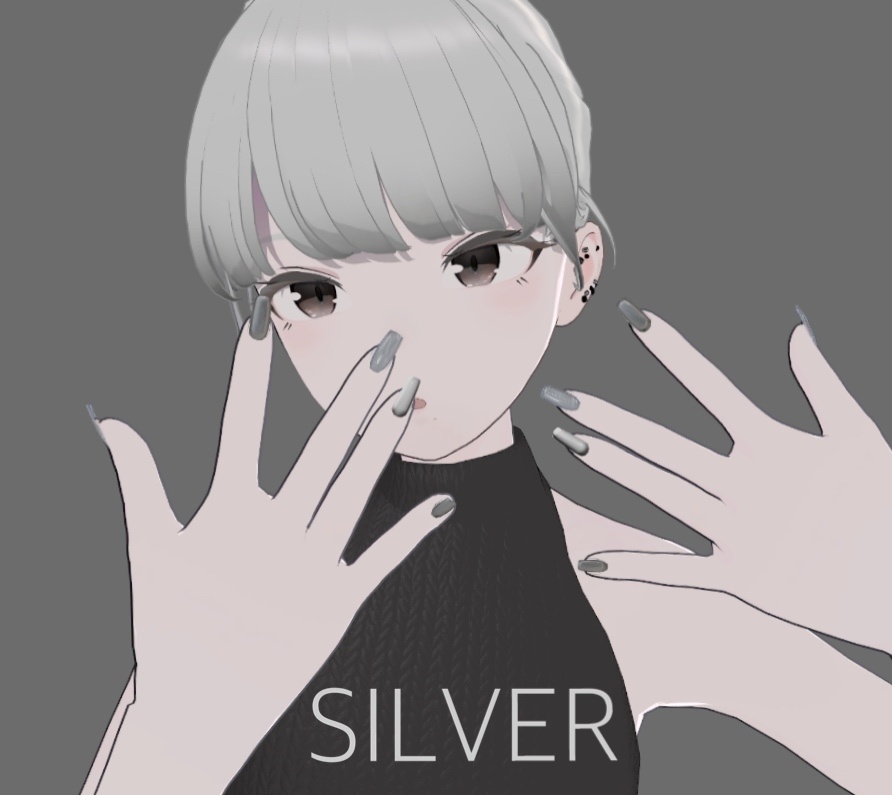 簡単導入!【Lapwing専用】hand・footネイルセット (VRChat想定)