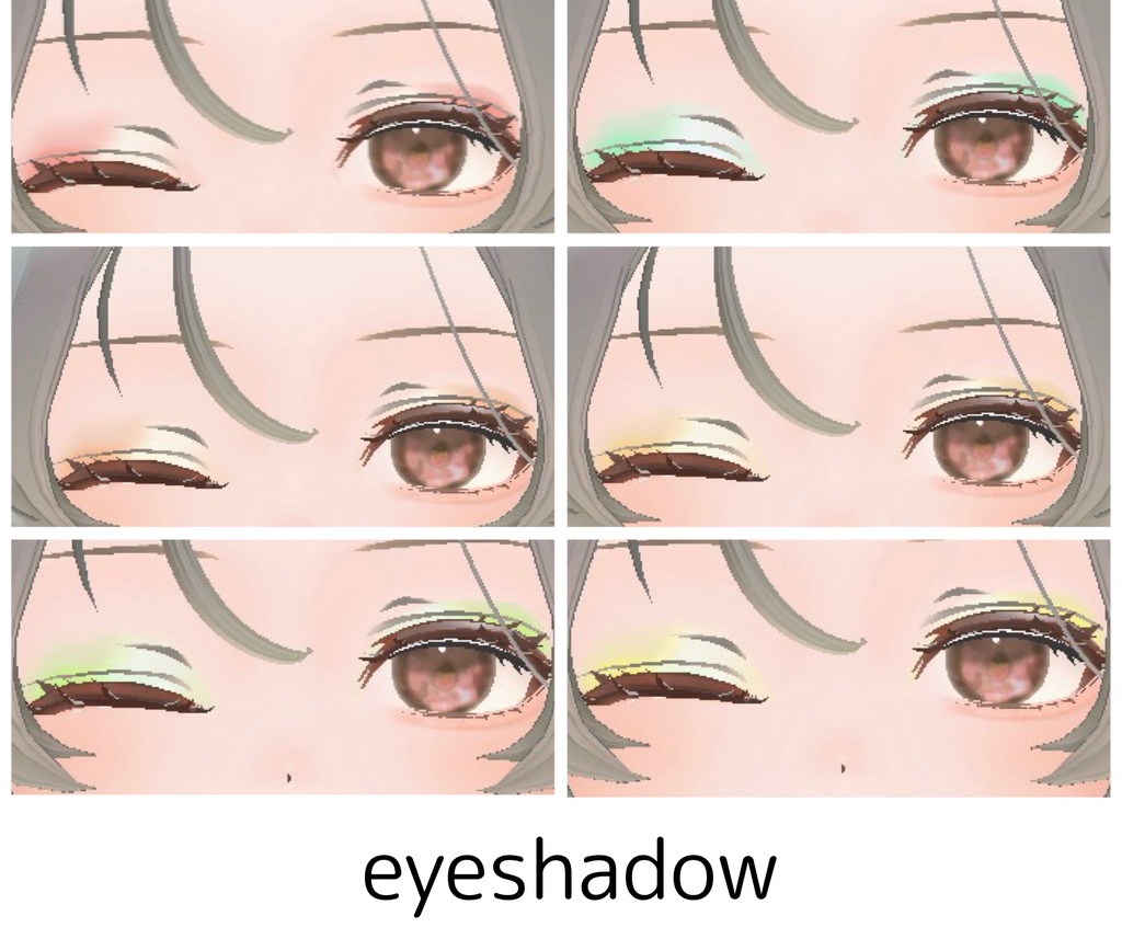 Unityだけで完結!【Lowtus(ロータス)専用】メイク/makeup texture 口内テクスチャのおまけ付き(VRChat想定)