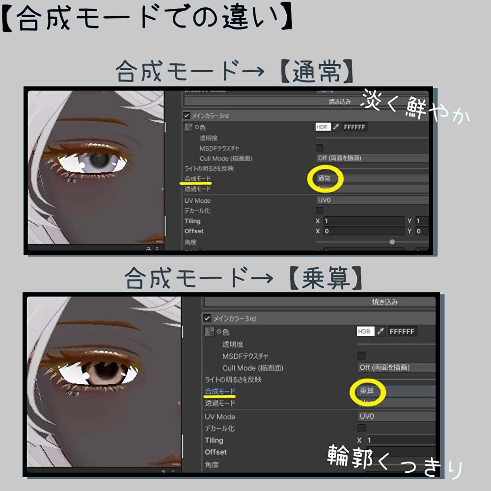 【豺狼用】Still Gaze Makeup ― 余艶 ― for Sairou(VRChat想定)