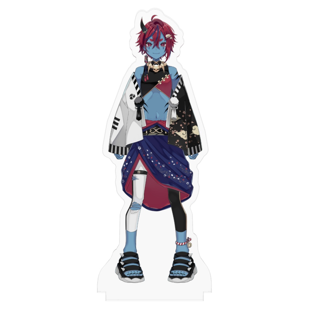 藍上桜華ノーマルアクリルフィギュア