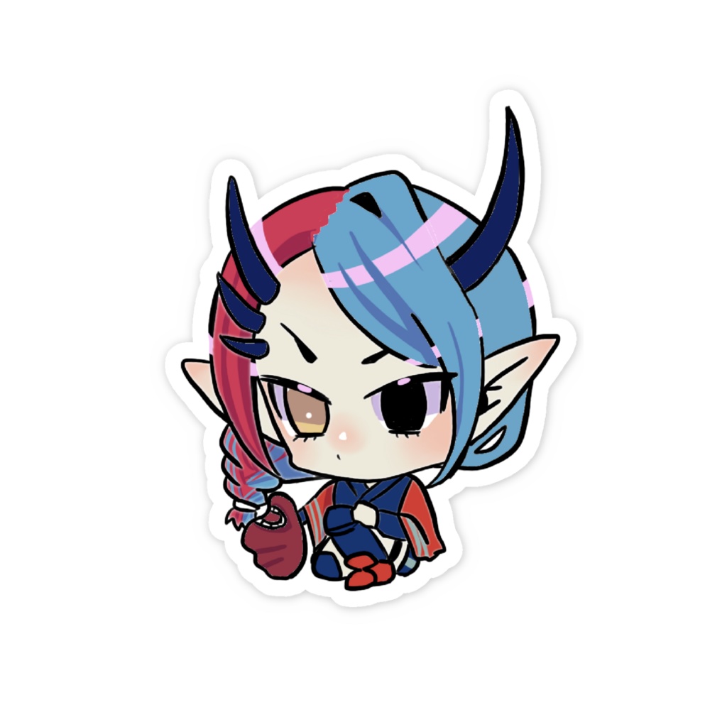 香淀ちゃんステッカー