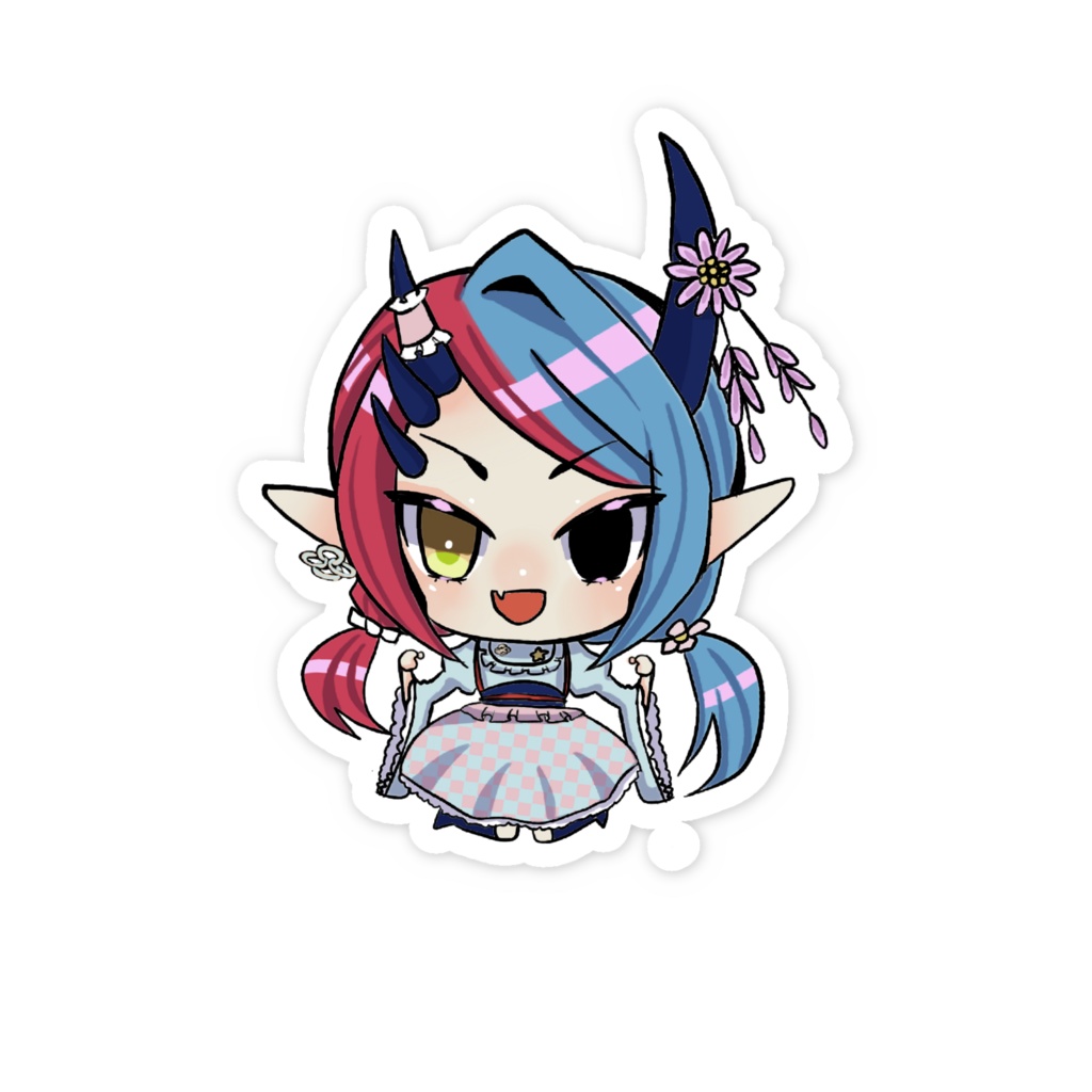 香淀ちゃんステッカー2