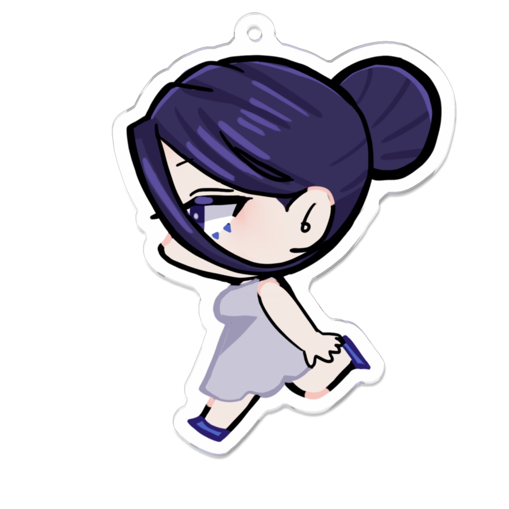 雪定おさんぽアクキー