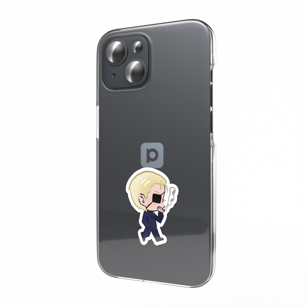 おさんぽアスターステッカー