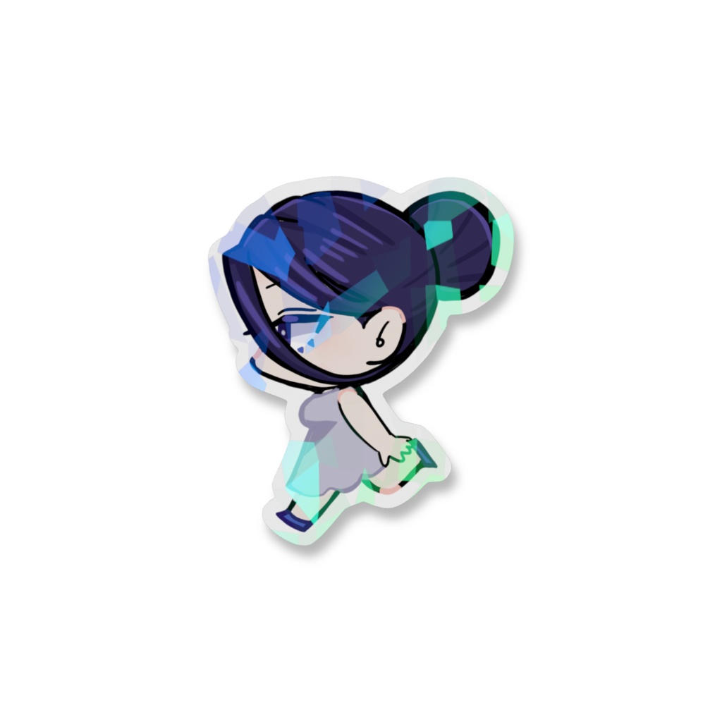 おさんぽ雪定ステッカー2