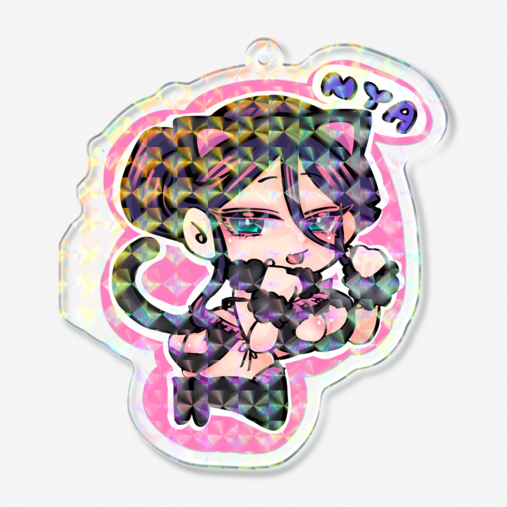 ネコゆきちゃんキラキラアクキー