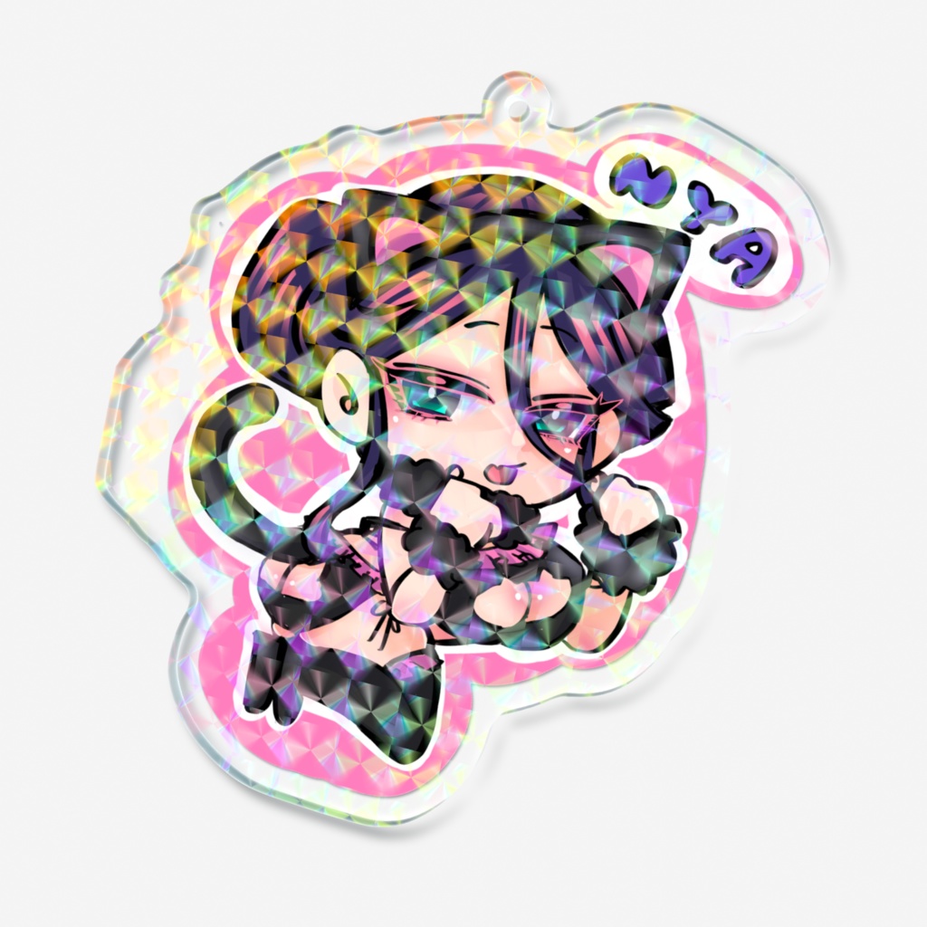 ネコゆきちゃんキラキラアクキー