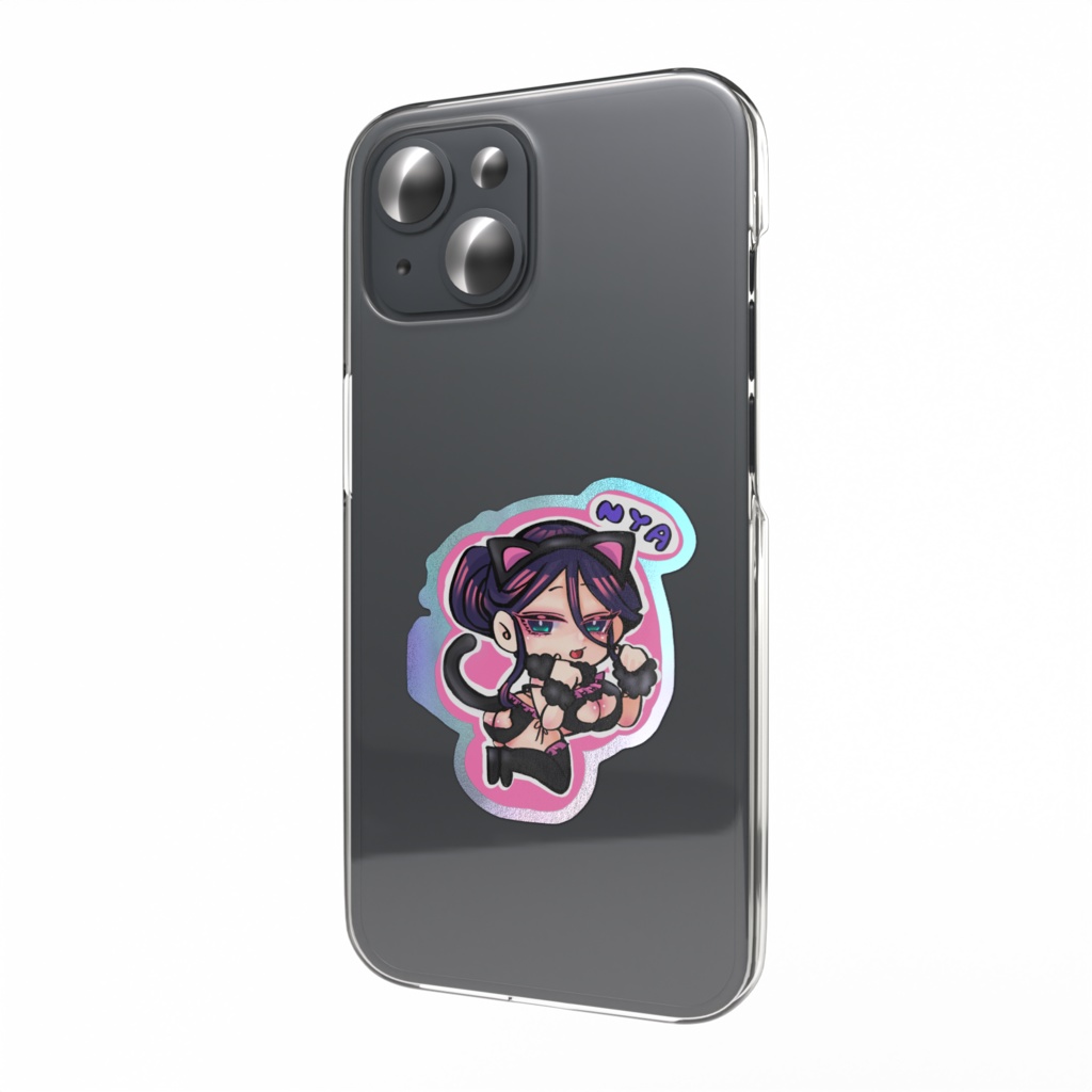 ネコゆきちゃんオーロラステッカー