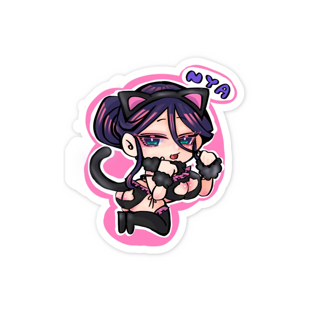 ネコゆきちゃんステッカー