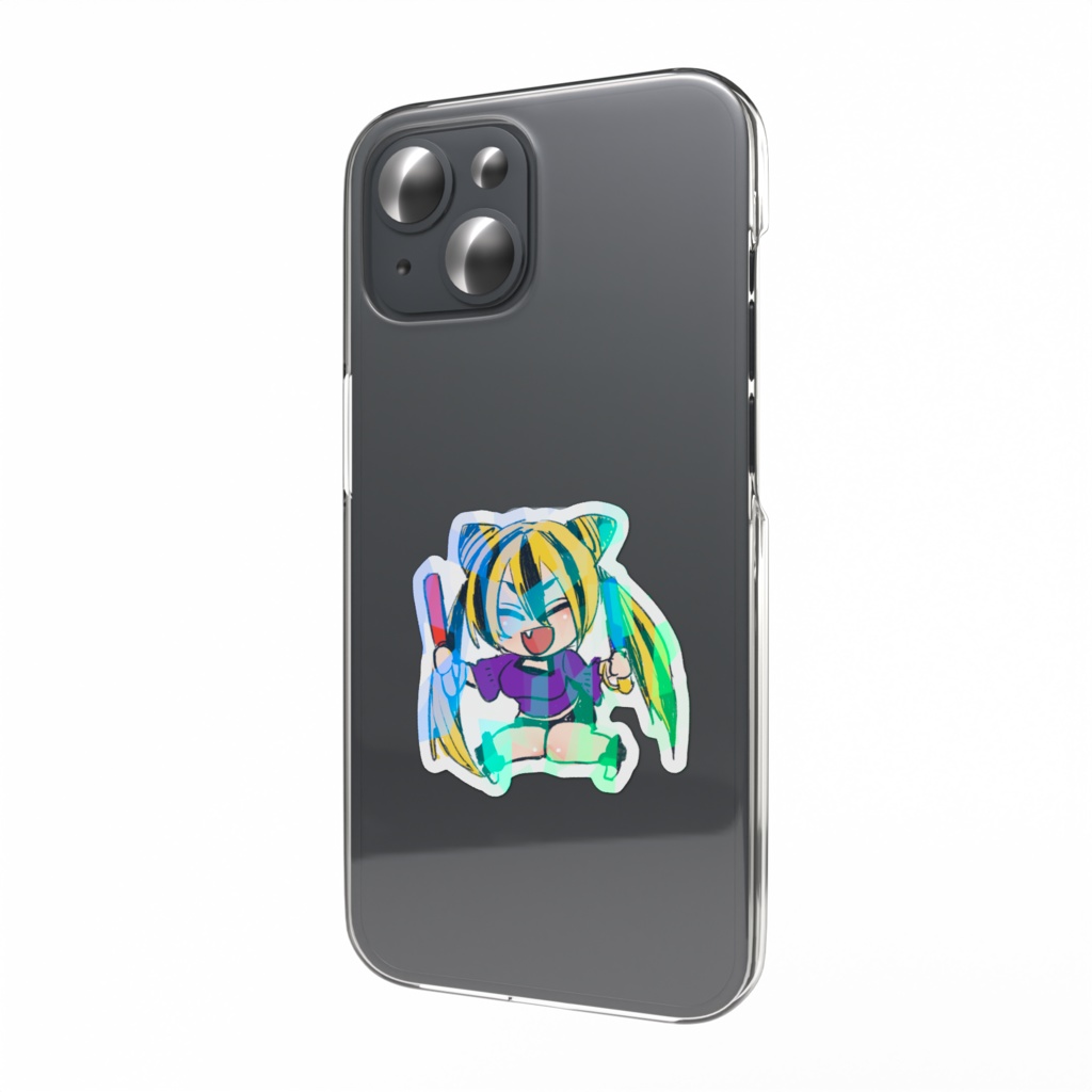 勝利の虎鉄キラキラステッカー