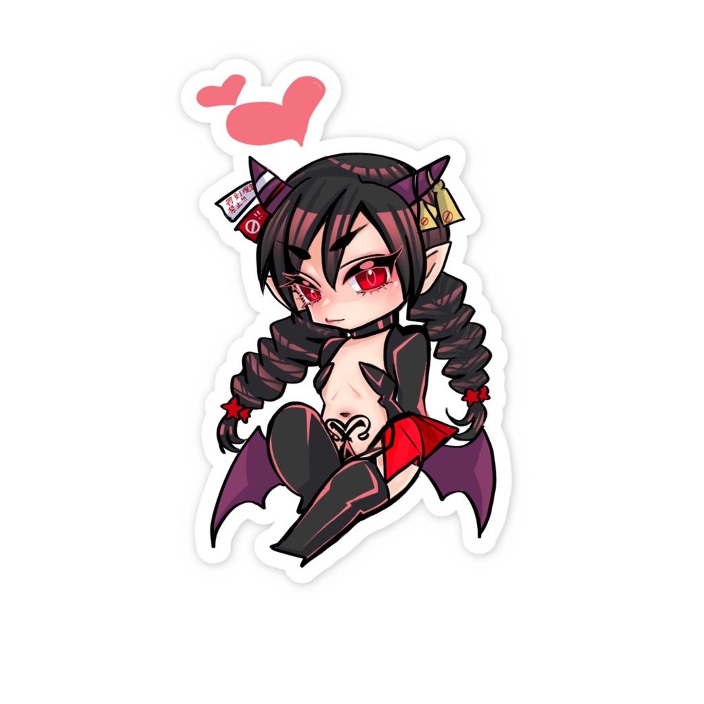 サキュバスノリコさんステッカー
