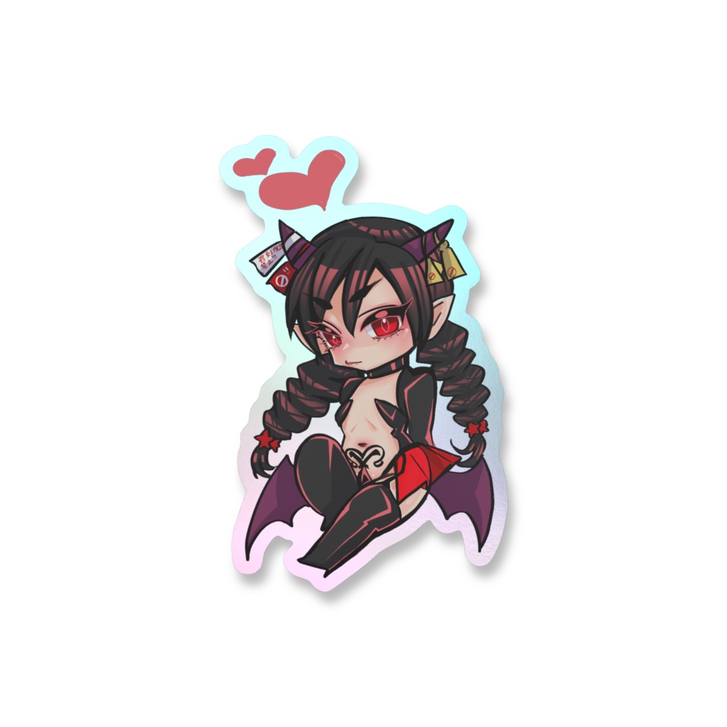 サキュバスノリコさんオーロラステッカー