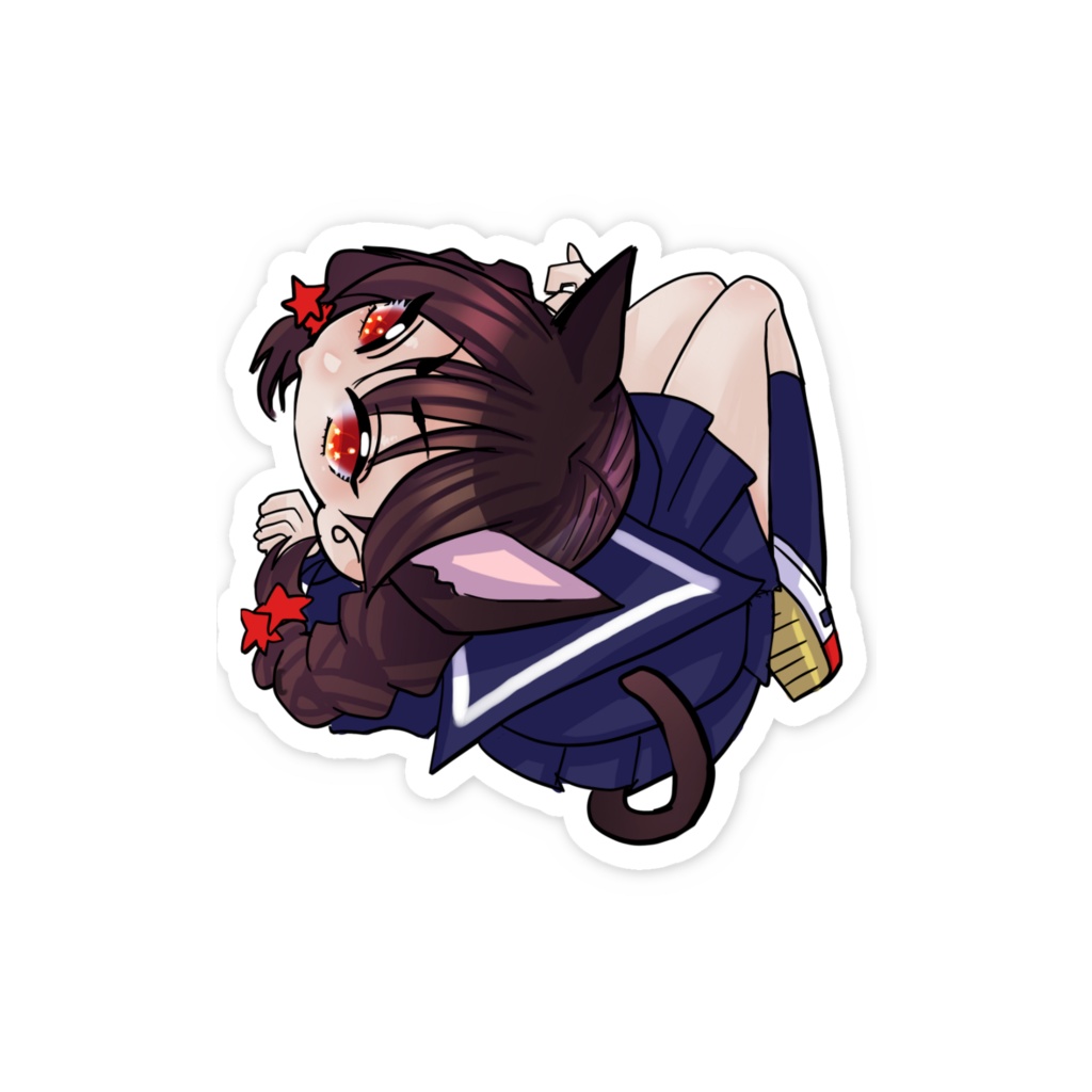 ラブリーキャットノリコさんステッカー