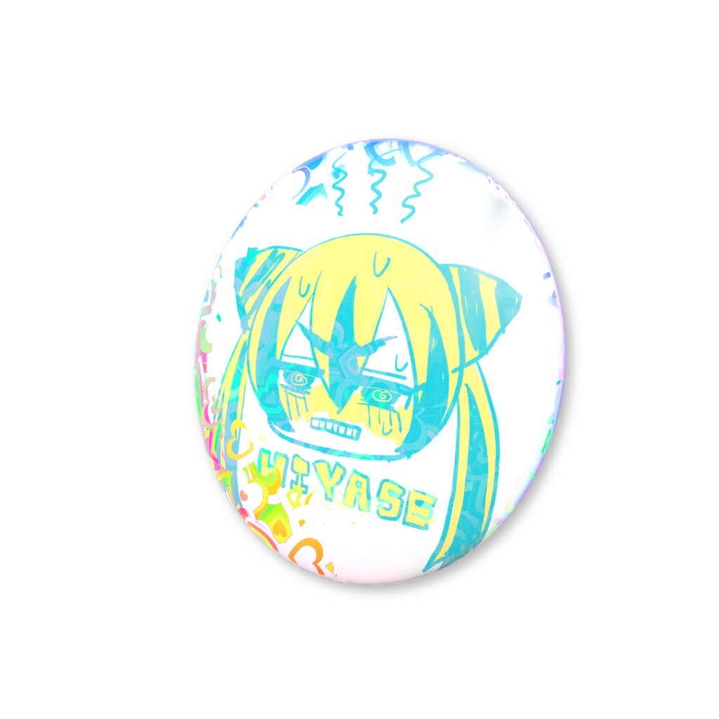 冷やせ!虎鉄キラキラ缶バッジ