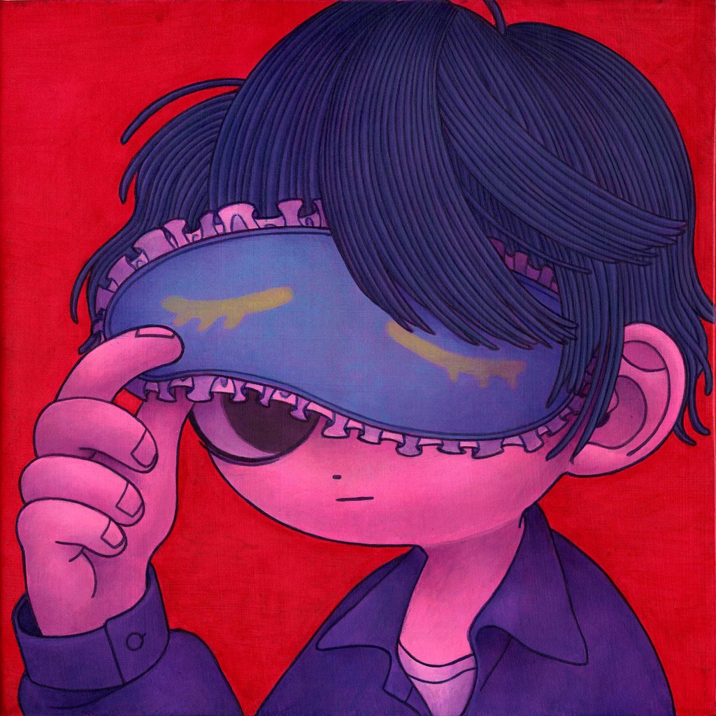 原画「起きた」