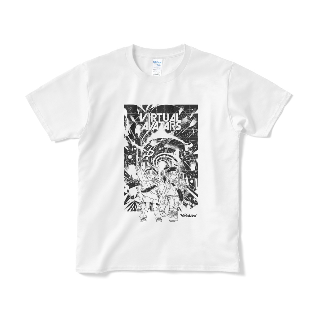 Virtual Avatars [まめひなた&キプフェル] Tシャツ ホワイト [White]